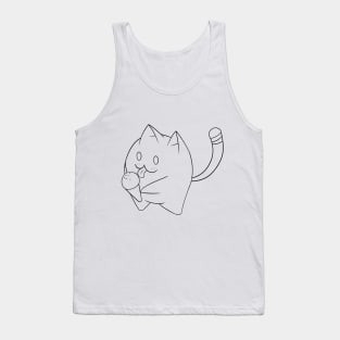 Cat and ice cream Tank Top